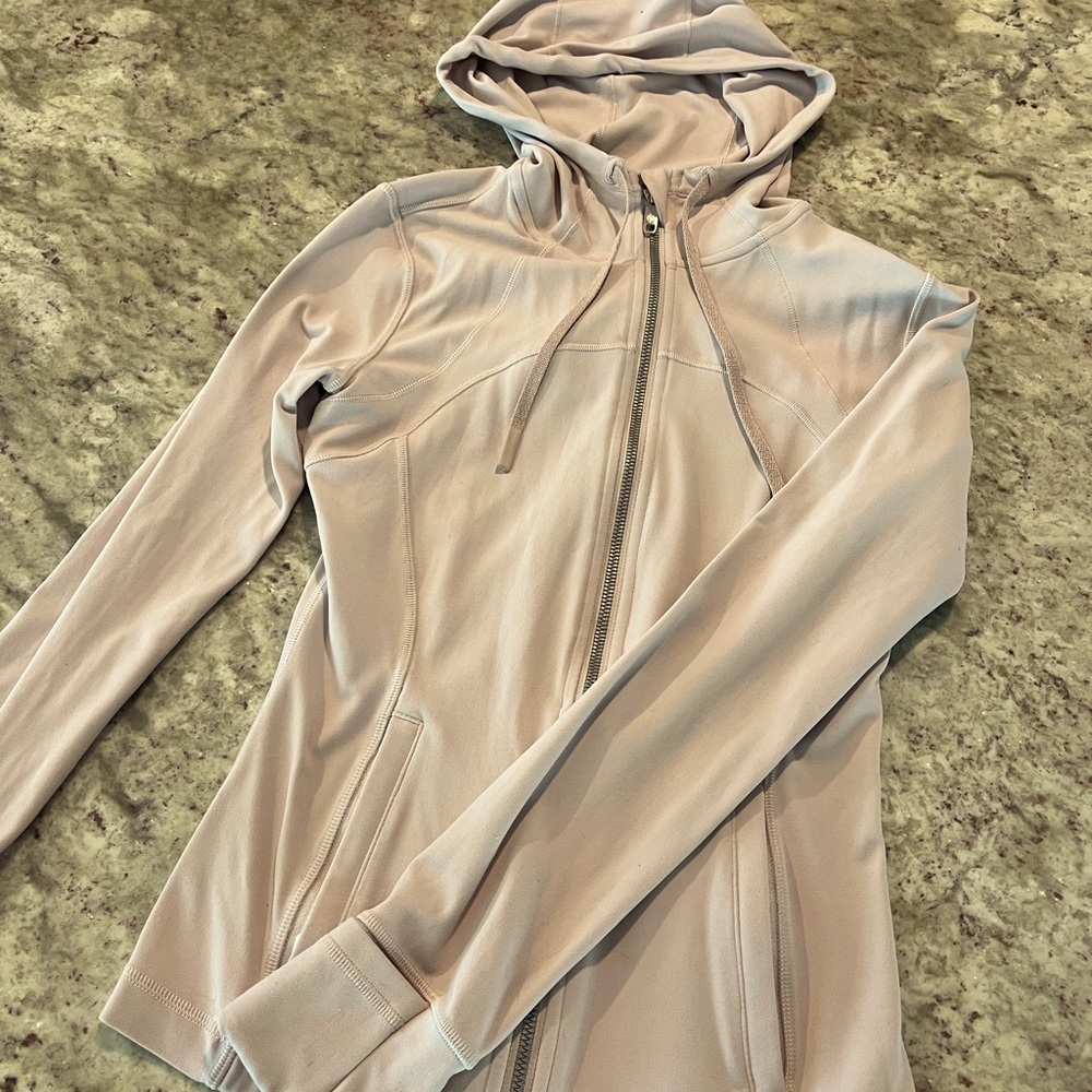 Lululemon Light Pink Zip Hoodie Jacket